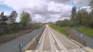 Leigh Guided Busway Full Guided Journey [upl. by Anilok]