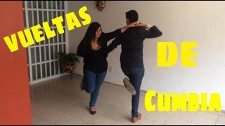 Vueltas de cumbia Complejas 15 vueltas explicadas [upl. by Ivatts]