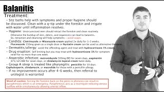 Balanitis  A Clinical Review [upl. by Aitam570]