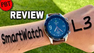 Review Smartwatch L13 Llamadas Bluetooth y diseño TOP por menos de 30€ [upl. by Toombs425]