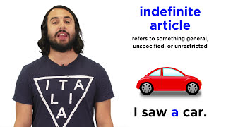 Indefinite Articles in Italian [upl. by Siuqaj]