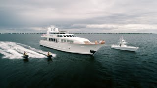 Broward 118 Charter Yacht  quotSUPquot [upl. by Rehctaht749]