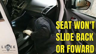 Seat Wont Slide Back or Foward [upl. by Gothart]