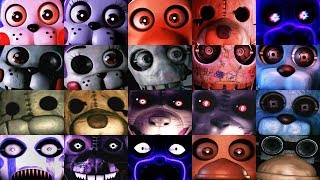 All FNAC JUMPSCARES in 2 Minutes 20152019  FNAC 1 2 3 Remastered [upl. by Claiborne]