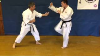 Goju Ryu Karate  Ippon Kumite Takedowns [upl. by Annaihr]