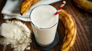 Keto Breakfast Smoothie  How To Make A Low Carb BANANA Smoothie  Easy Keto Recipes [upl. by Amliw539]