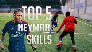 TOP 5 Neymar Skill Moves  Football Skills [upl. by Barna]