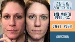 No 7 Line Correcting Booster Serum 1 Month Progress [upl. by Clarabelle]