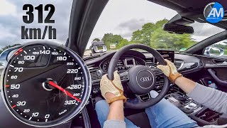 Audi RS6 Performance 605hp  0312 kmh acceleration [upl. by Ignatius]