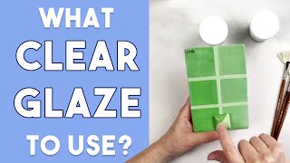 What Clear Glaze To Use With Underglazes [upl. by Shulock]