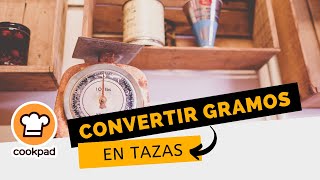 Convertir gramos en tazas [upl. by Adnyl]