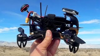 Walkera F210 Racing Drone Flight Test Review [upl. by Nauqel]