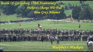 Battle Of Gettysburg 150th Picketts Charge HD Full BGA [upl. by Ayital634]