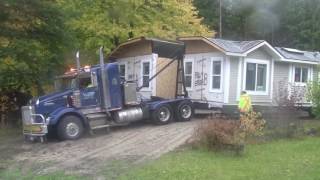 Modular Home Delivered and Set Up [upl. by Frankhouse854]