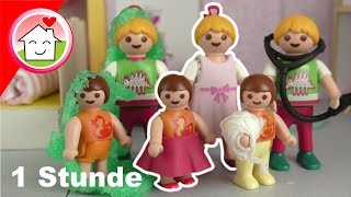 Playmobil Film Familie Hauser  Anna und Lena Geschichten  Mega Pack Spielzeug Video für Kinder [upl. by Sancho]