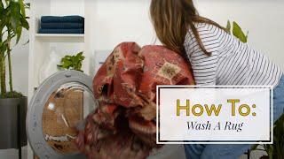 How to Wash Your Ruggable Rug  Ruggable [upl. by Orferd]