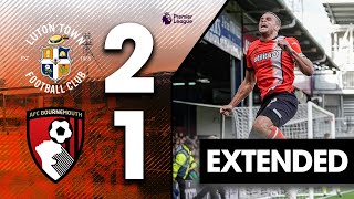 Luton 21 Bournemouth  Extended Premier League Highlights [upl. by Earas]