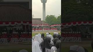 upacara penurunan bendera 17 Agustus 2022 [upl. by Euqinor]