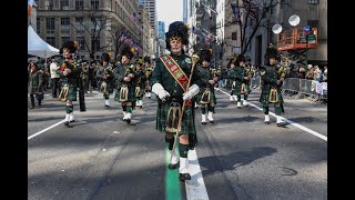 FULL PARADE New York City St Patricks Day Parade 2022 [upl. by Alphonso]