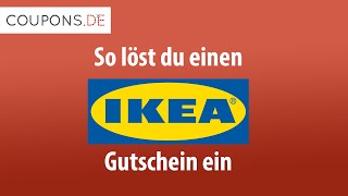 IKEA CouponCode einlösen – Anleitung [upl. by Adihsar132]