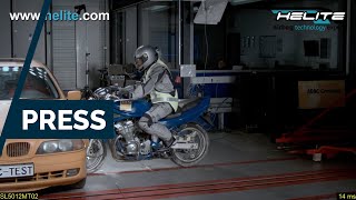 Helite Motorcycle Airbag ADAC Crash Test [upl. by Zanze]