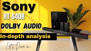 Sony HTS40R Real 51 surround sound Dolby audio TechTalkWithU [upl. by Lednam]