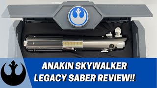 Star Wars Galaxys Edge  Anakin Skywalker Legacy Lightsaber Review [upl. by Maxa]