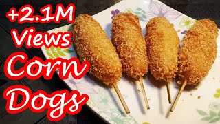 HOW TO MAKE CORN DOG  NO WAFFLE MAKER [upl. by Nagiam]