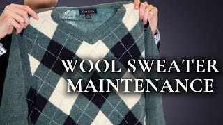 How to Wash and Maintain Wool Sweaters  Laundry Hacks [upl. by Suelo]