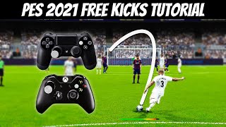 PES 2021  Free Kicks Tutorial How to Score a Free Kick like an Expert  HD [upl. by Eiuqnom244]