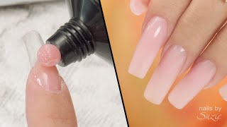 Apply Tips with Hybrid Gel [upl. by Fancie113]