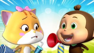 Contagious Hiccups  Cartoon Show For Children  Baby Videos By Loco Nuts [upl. by Allicsirp]