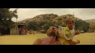 Once Upon A Time In Hollywood  Cliff punches hippie [upl. by Haye]