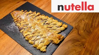 Blätterteig Tannenbaum mit Nutella [upl. by Eatnuahs]