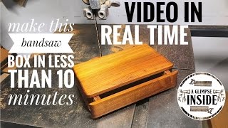 How to Make a Bandsaw Box [upl. by Nwahsirhc]