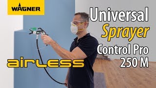 Airless Paint Sprayer  WAGNER Control Pro 250 M projects [upl. by Cindie]