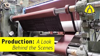 Abrasive Production A Look behind the Scenes  KLINGSPOR Abrasives USA [upl. by Nevar525]