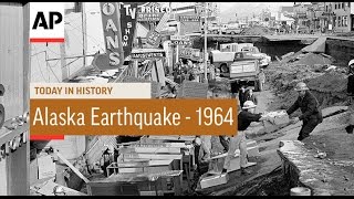 Alaska Earthquake  1964  Today In History  27 Mar 17 [upl. by Imrots]