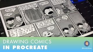 Drawing Comics in Procreate from Start to Finish [upl. by Micco]