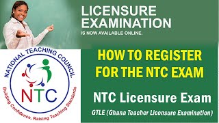 How to Register for NTC Exam  Teacher Licensure Examination [upl. by Innis]