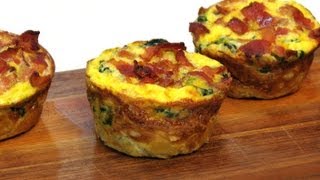 Mini Breakfast Souffles  Lynns Recipes [upl. by Noivax616]