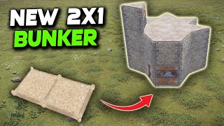 NEW BUNKER 2x1 META In Rust 2023  Building Tutorial [upl. by Bindman]