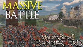 Mount amp Blade 2 Bannerlord  EPIC MASSIVE BATTLE  VLANDIA vs BATTANIA [upl. by Harbed813]