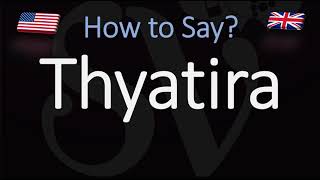 How to Pronounce Thyatira CORRECTLY [upl. by Amjan]