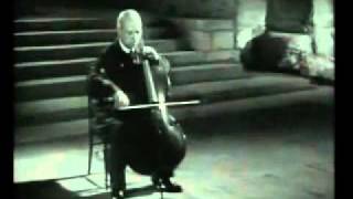 Pau Casals Bach Cello Solo Nr1 BWV 1007 81954 [upl. by Soma635]