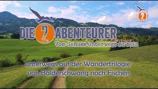 Wandern im Allgäu in Bayern in den Alpen Balderschwang zur Grasgehrenhütte und nach Fischen [upl. by Avir]