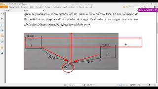 HIDRÁULICA EXERCÍCIOS DE DOIS RESERVATÓRIOS [upl. by Earej199]