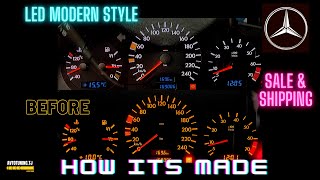 Mercedes W202 Dashboard lights How its made [upl. by Nlyak]