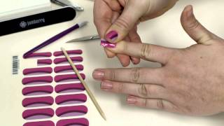 Jamberry Nails Application Video OLD VERSION [upl. by Ofloda]