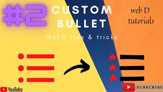 Custom Bullet  li tag  HTML  CSS tricks [upl. by Yelyah]